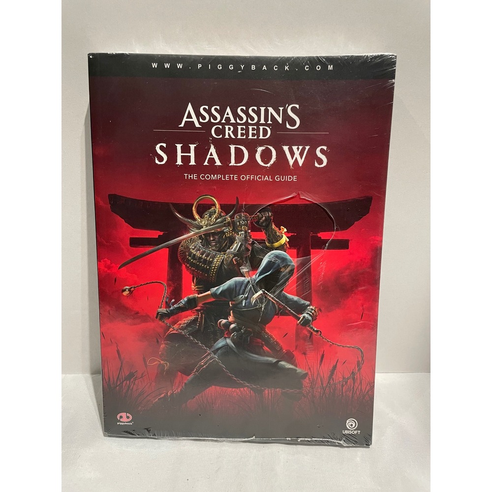 Assassins Creed Shadows The Complete Official Guide Piggyback Ubisoft New Sealed